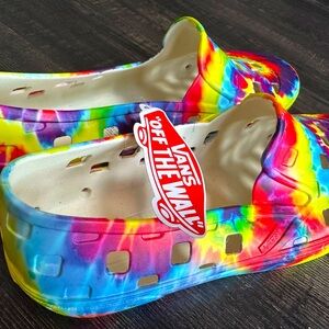 Vans Slip On Trek Men's Skate Water Shoes (Tie Dye, Adult,  BRAND NEW Size 12